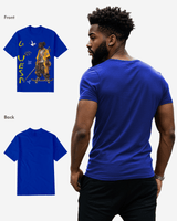 Regular Fit Black Samurai Front Graphic T Shirt : Gwpbast5056 - 3 Colors