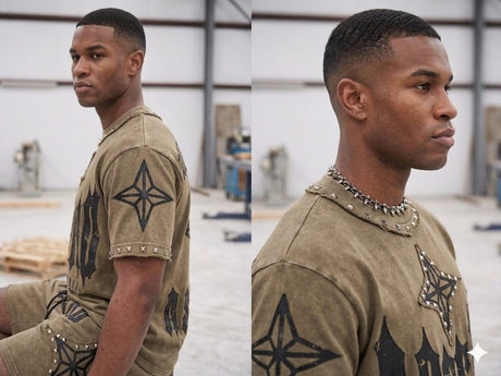 Casual outfit with a relaxed fit short set