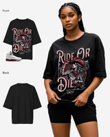 G West Ride Or Die Oversized Women's T-Shirt