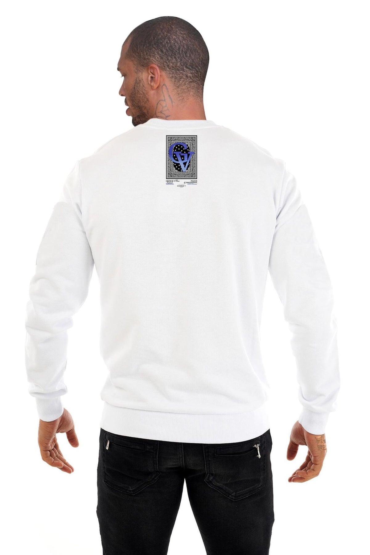 George V Designer George V Paris Sweatshirt GV2606 White