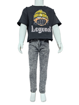 FOCUS KIDS JEANS LASER RIP WITH STONE MULTI COLORS