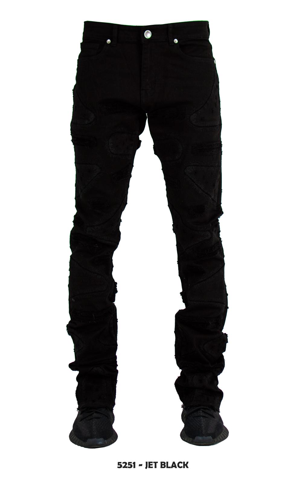FOCUS CLEAN STACKED JEANS MULTI COLORS