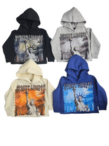 Focus Kids Street Liberty Rhinestones Cropped Hoodie Multi Colors