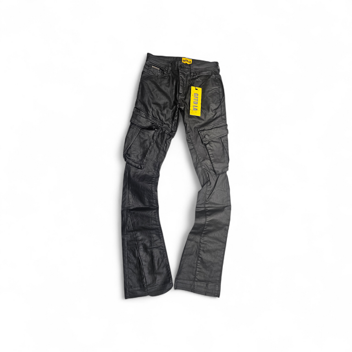 GFTD Drake Leather Stacked Black