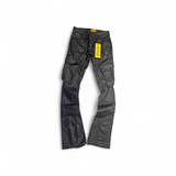 GFTD Drake Leather Stacked Black