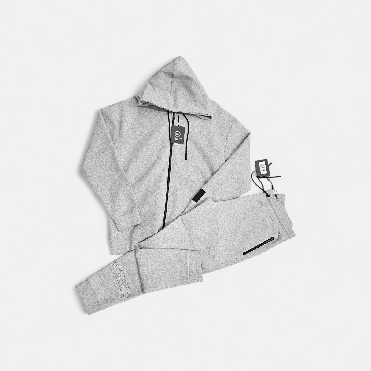ROBERTO VINO MILANO - JOGGER FLEECE SET - GREY