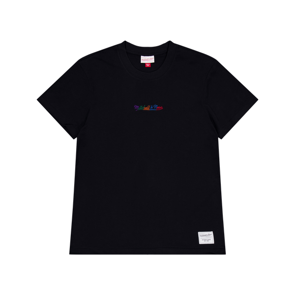 Mitchell & Ness - T-Shirt - Plain with Logo - Black
