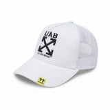 L/AB CO Off-White Clamp Arrows Curved Brim Trucker Hats Multi Colors