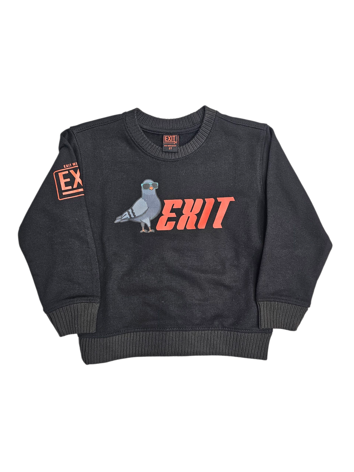 Exit - Kids Sweatshirt - Black