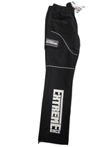REBEL MINDS RACING NYLON STACKED JOGGER BLACK