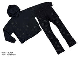 Focus Crystal Semi Sacred Stacked jeans Multi Colors (Jeans Only)