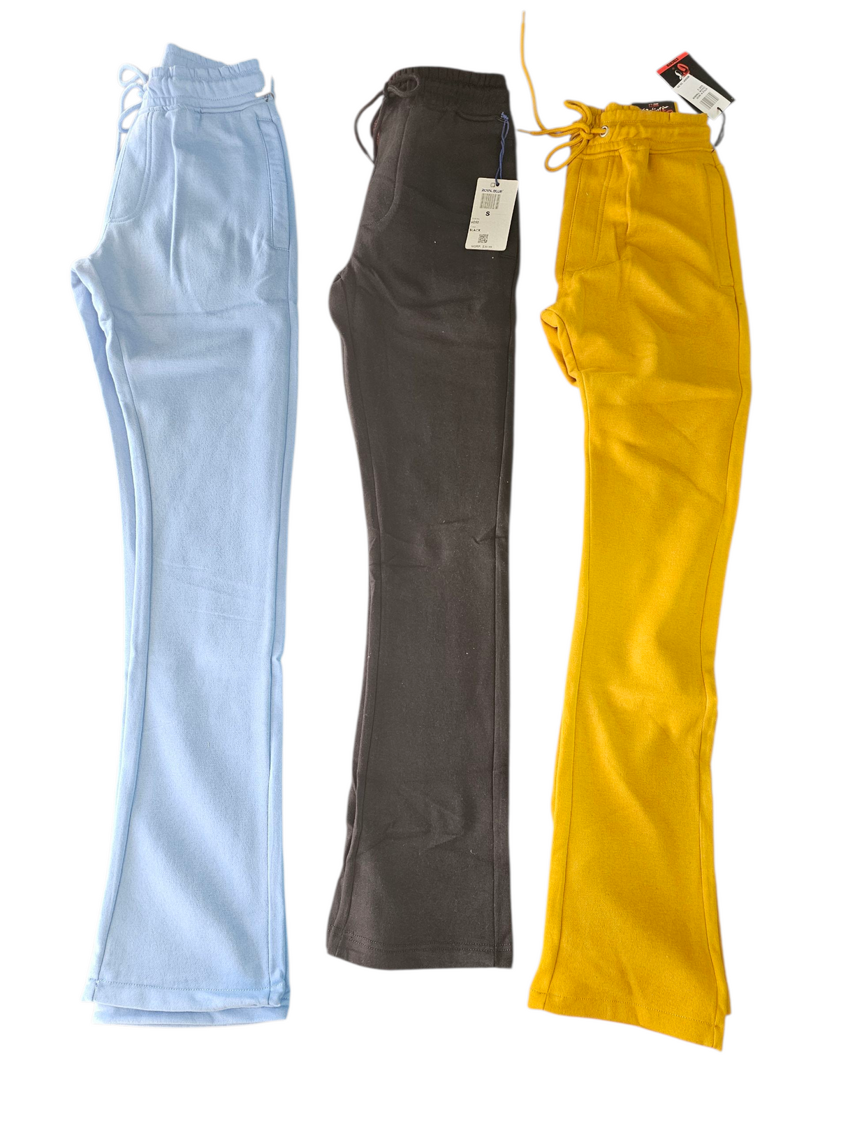 Royal Blue Stacked Jogger SweatPants Multi colors