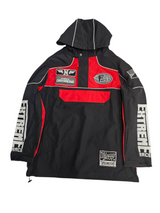 Rebel Minds Racing Anorak Nylon Hoodie Multi Colors