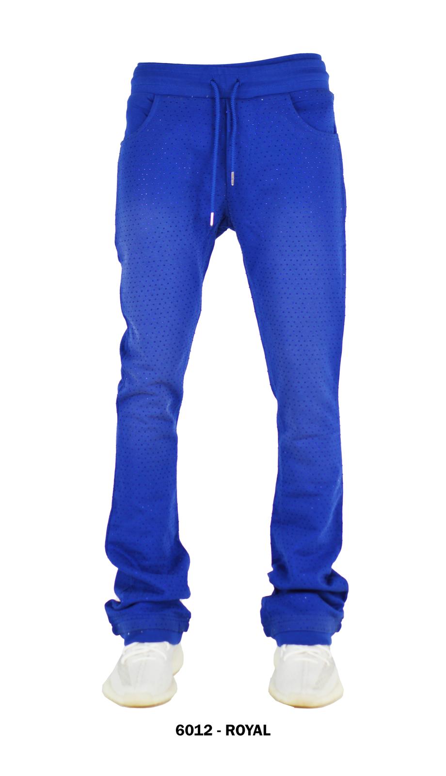 FOCUS ALL STONE STACKED SWEATPANTS MULTI COLORS