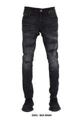 Focus Rip & Repair Skinny Jeans Multi Colors