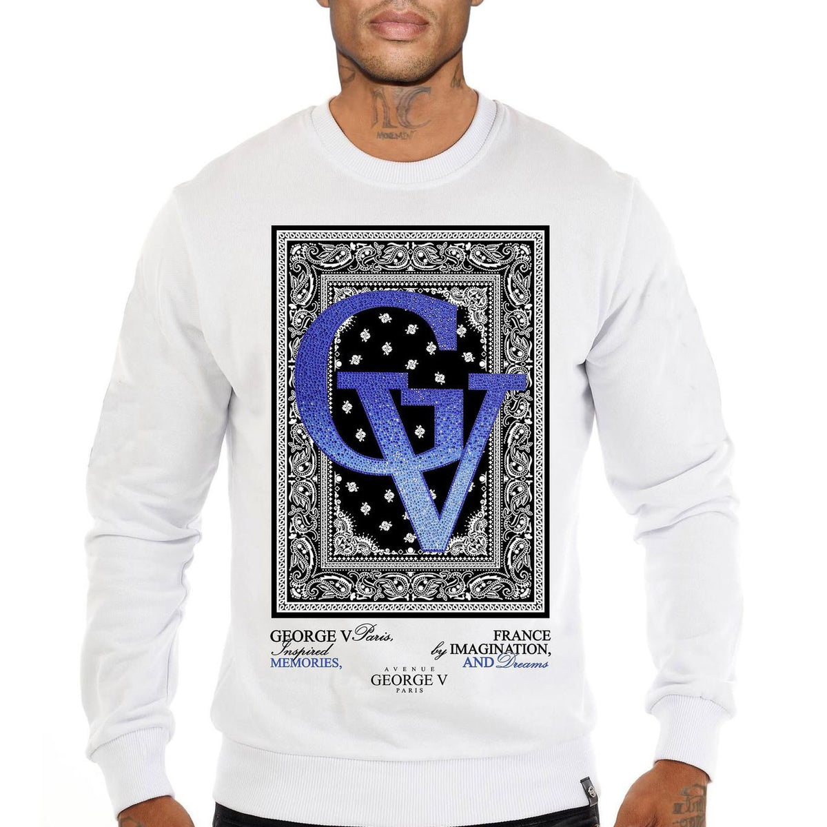 George V Paris Sweatshirt GV2606 White