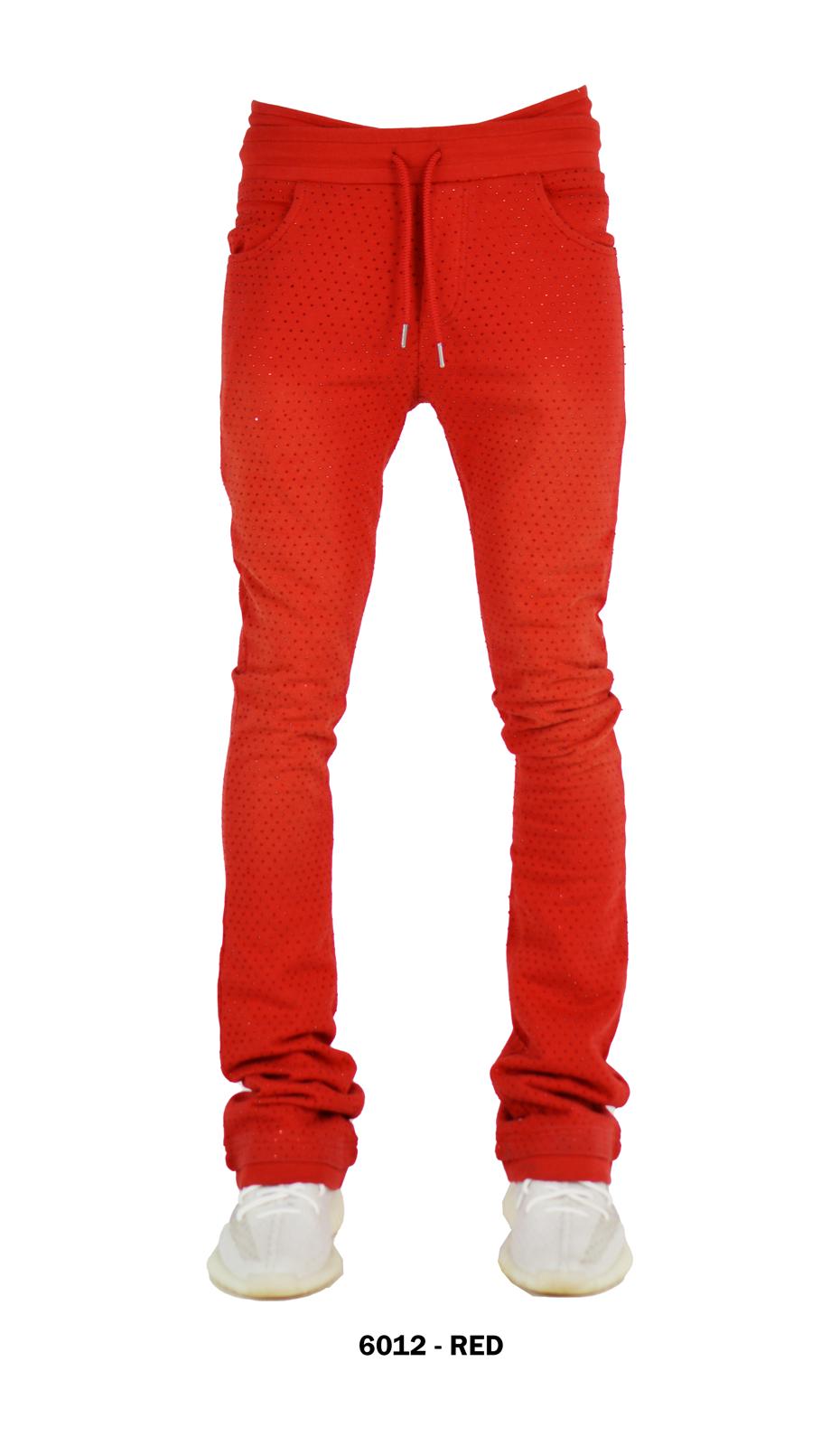 FOCUS ALL STONE STACKED SWEATPANTS MULTI COLORS