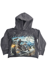 Focus Kids Lost Soul Garment Dye Rhinestones Cropped Hoodie Multi Colors