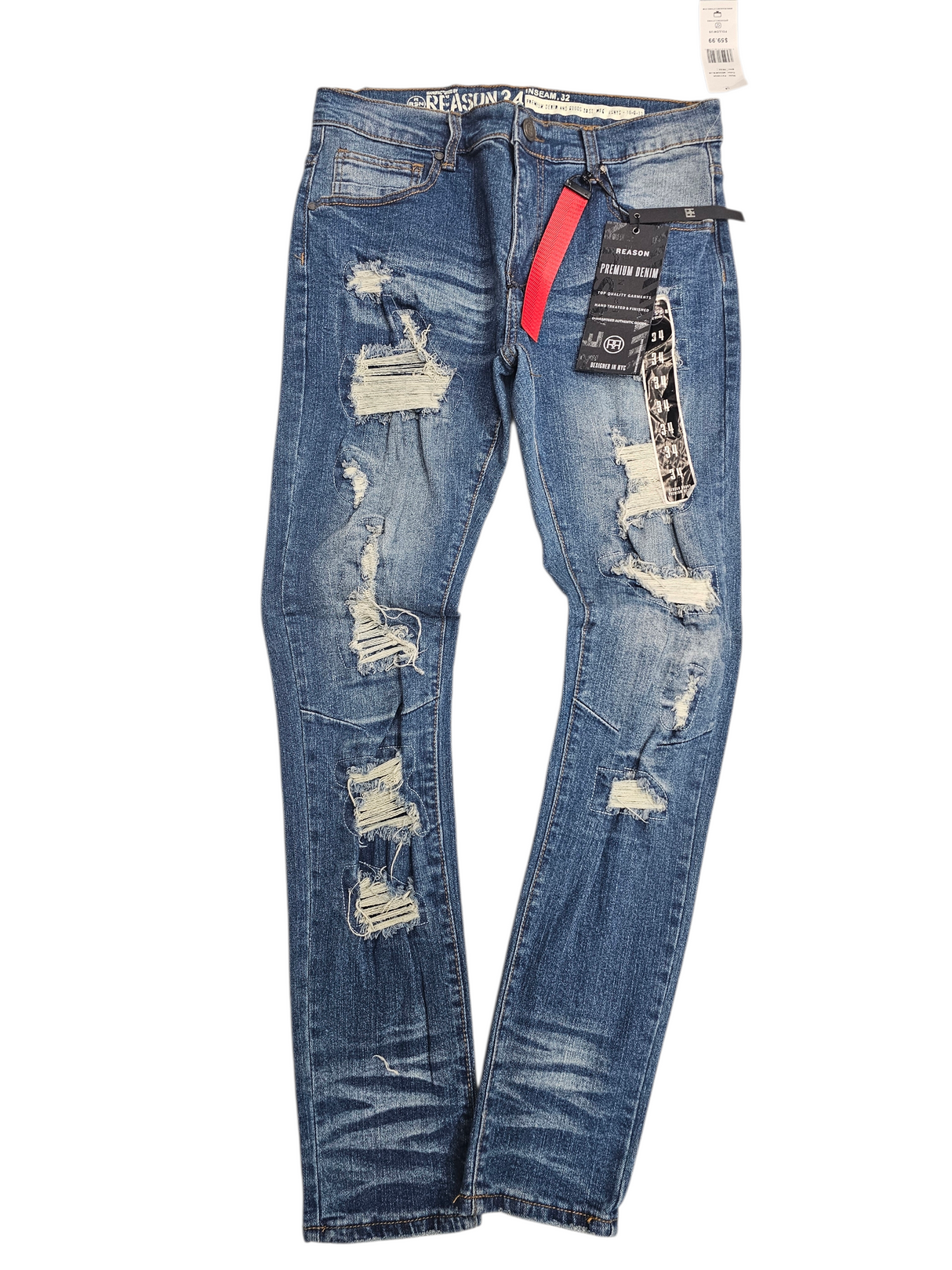 Reason - Jeans - Blue Go One Size Up