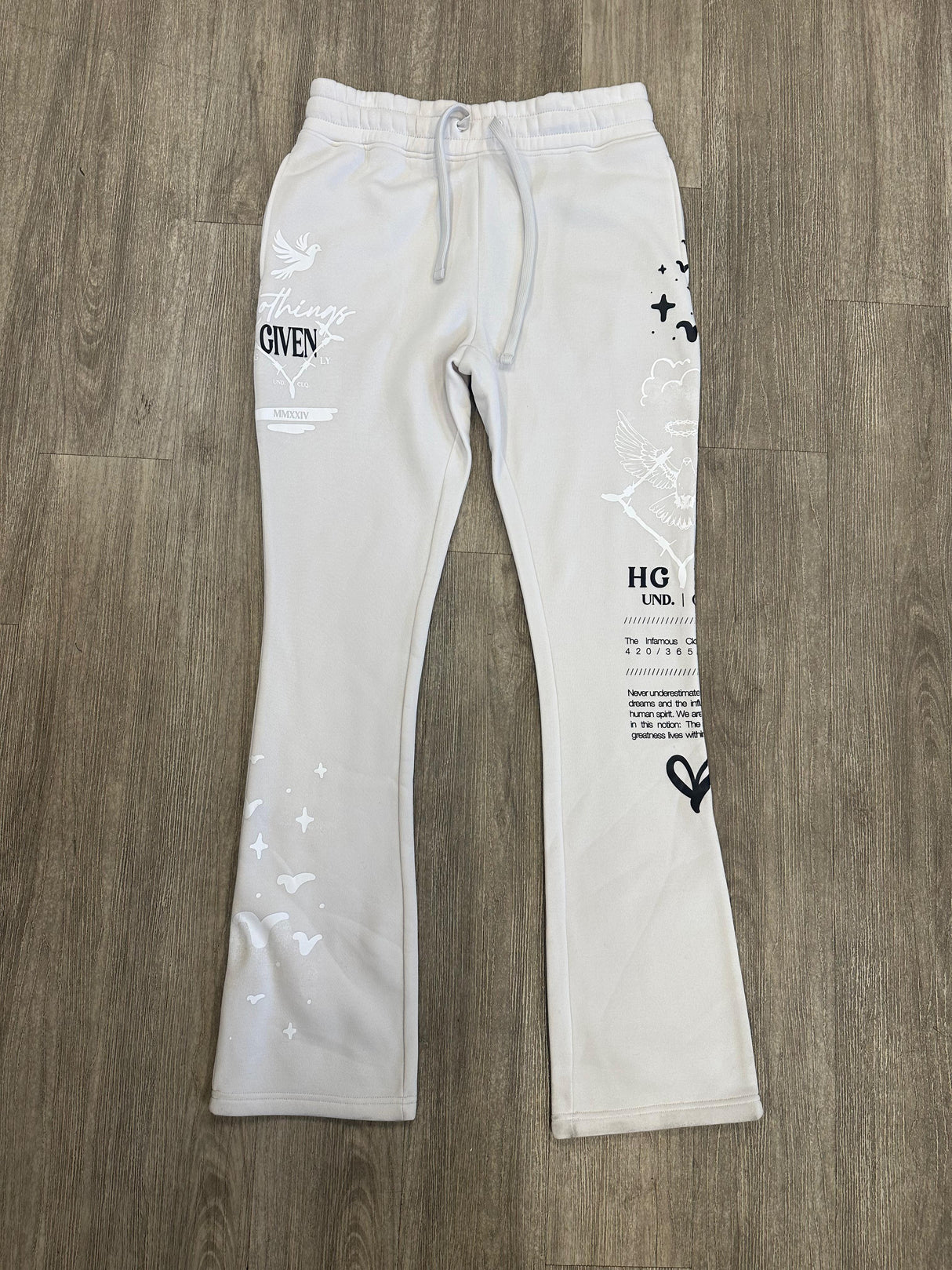 UNDRTD GIVEN STACKED SWEATPANTS MULTI COLORS