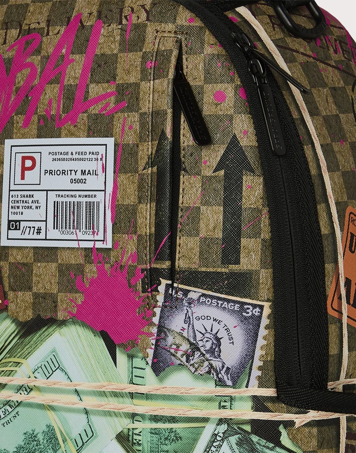 Sprayground Torn Packaging Rmx Backpack