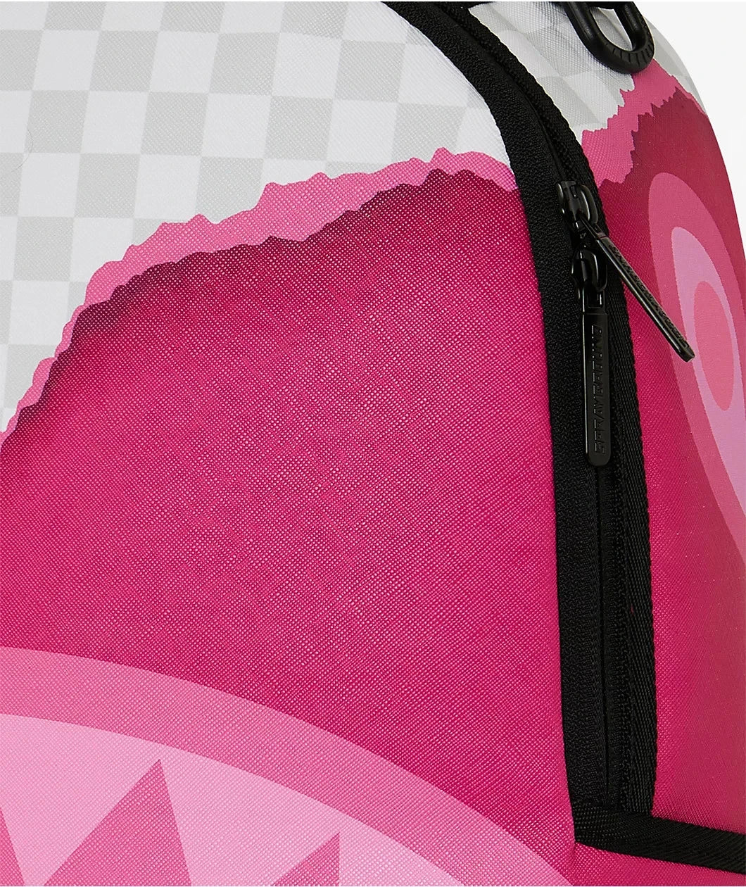 SprayGround 3D Check White And Pink Dlxsv Backpack