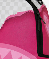 SprayGround 3D Check White And Pink Dlxsv Backpack