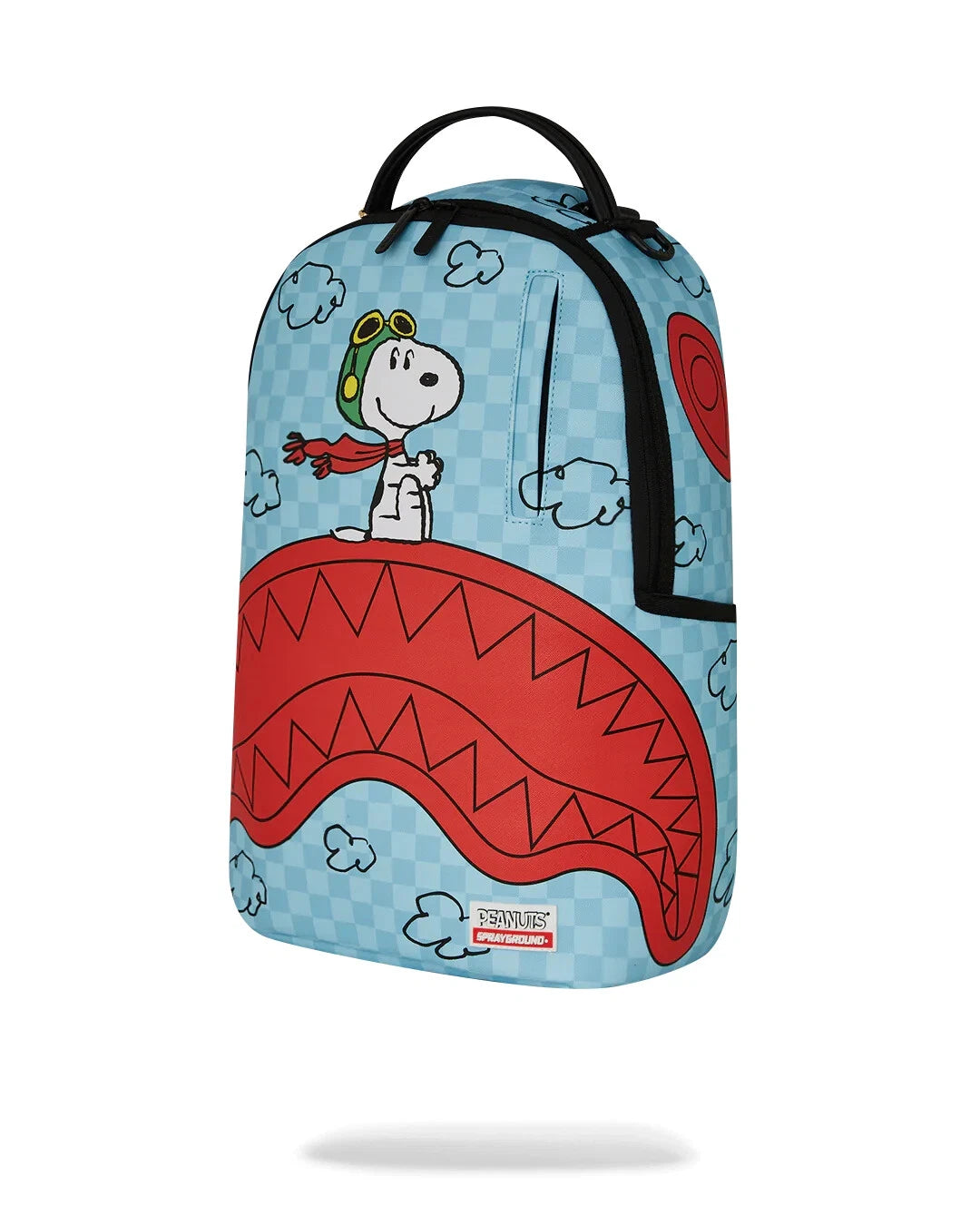 SPRAYGROUND PEANUTS SNOOPY PILOT SHARK DLXSV BACKPACK