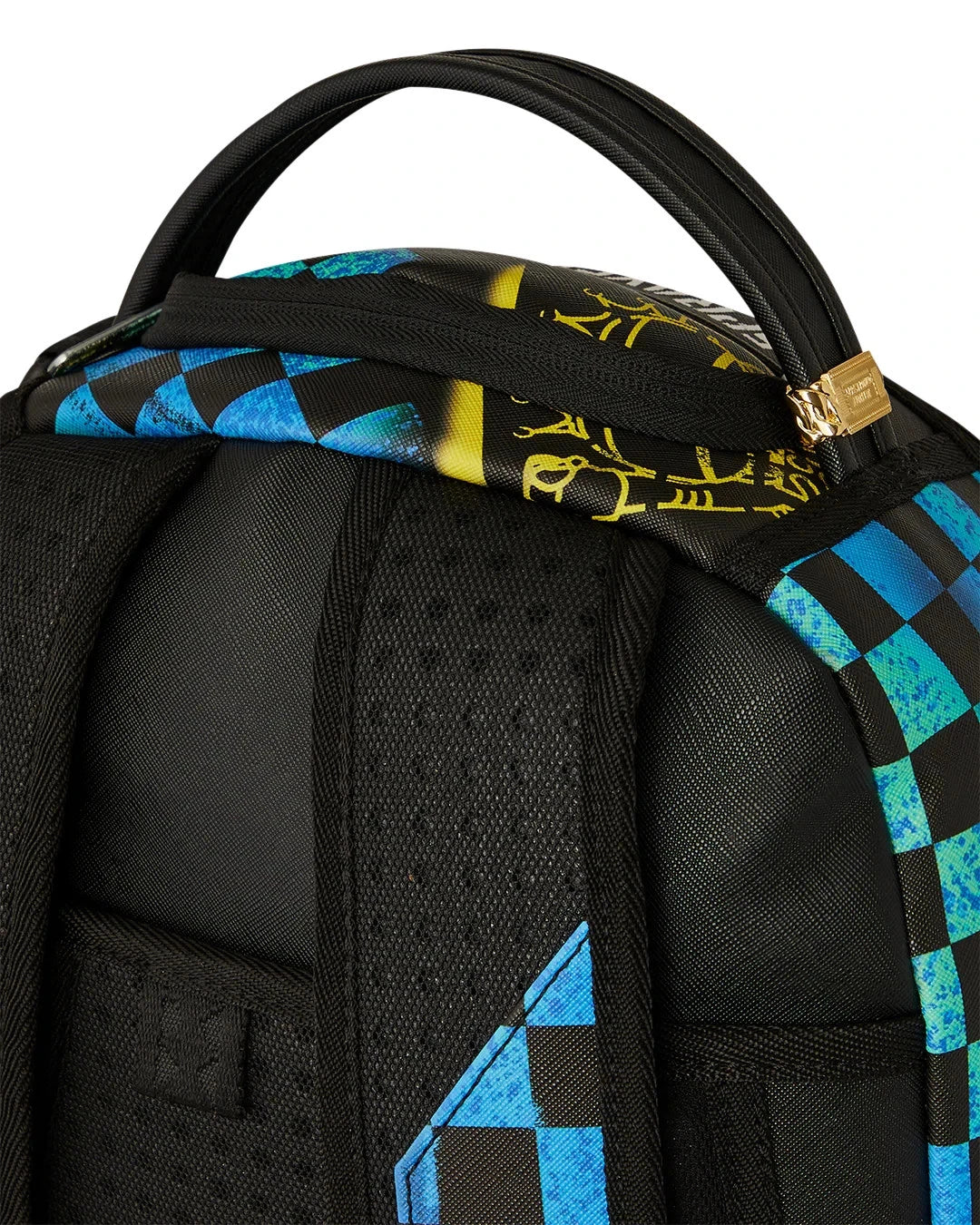 SPRAYGROUND SHARK CENTRAL STENCILS- BLACK DLXSV BACKPACK