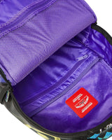 SPRAYGROUND SHARK CENTRAL STENCILS- BLACK DLXSV BACKPACK