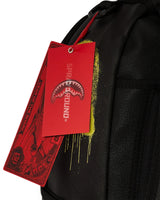 SPRAYGROUND SHARK CENTRAL STENCILS- BLACK DLXSV BACKPACK