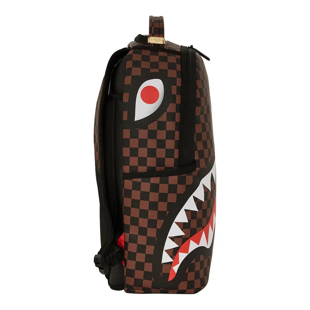 SPRAYGROUND SPLIT SIP PINK CHECK DLXSV BACKPACK