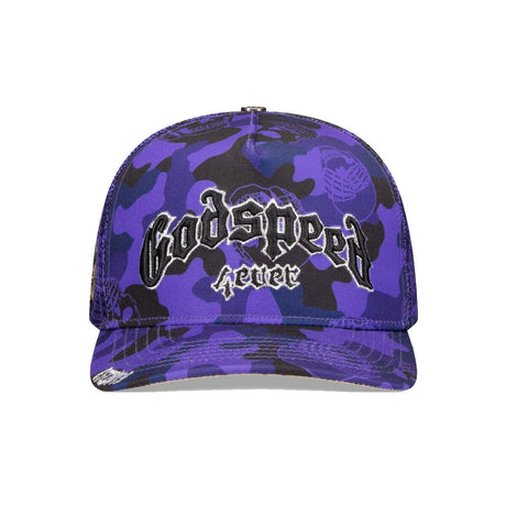 Godspeed Trucker Hat Forever Unisex Adults Camo Grape FOREVER-CAMO-TRUCKER-HAT