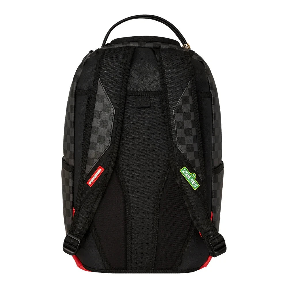 SPRAYGROUND SESAME STREET COOKIE MONSTER SNEAKING A BITE DLXSV BACKPACK