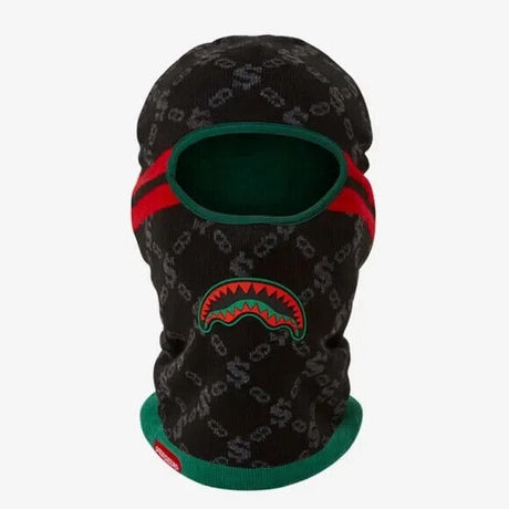 Sprayground Dinero Balaclava Ski Mask Limited Edition Black