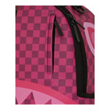 SPRAYGROUND SPLIT SIP PINK CHECK DLXSV BACKPACK