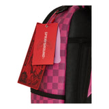SPRAYGROUND SPLIT SIP PINK CHECK DLXSV BACKPACK