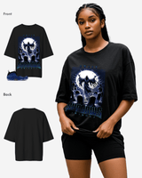 G West Shadows Ominous Oversized Women's T-Shirt