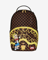 SPRAYGROUND RICHIE RICH GOLD SHARKMOUTH DLXSV BACKPACK