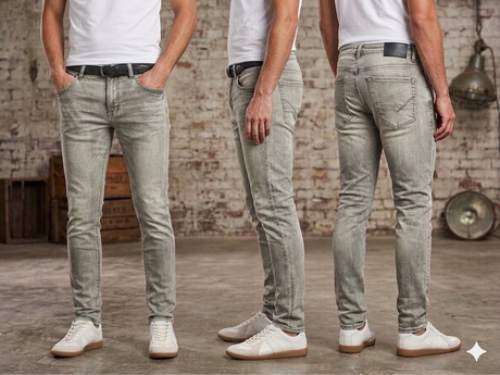 supply david skinny steel jeans grey streetwear denim drip