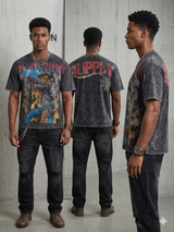 supply the last frontier studded rhinestone t shirt multi color streetwear drip
