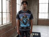supply spiritual holy heart rhinestone t shirt multi color streetwear drip