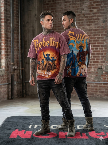 supply spiritual war studded rhinestone t shirt multi color streetwear drip