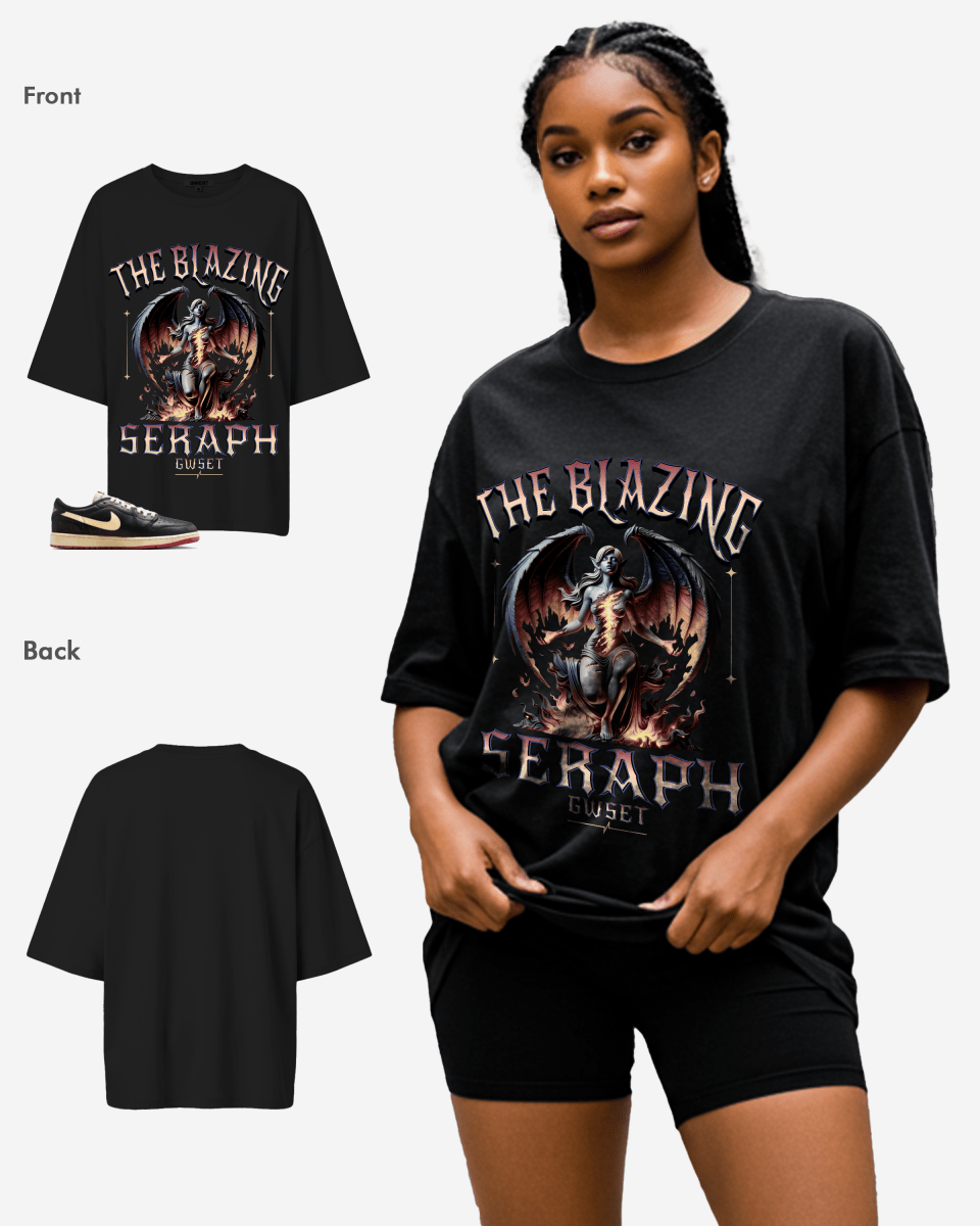 G West The Blazing Seraph Oversized Women's T-Shirt