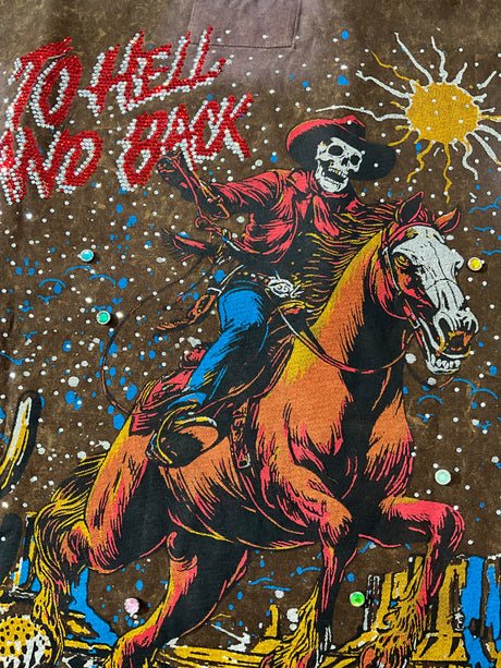 trending rhinestone studded tee desperado streetwear vibe