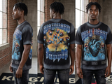trending spiritual rhinestone t shirt supply holy heart streetwear vibe
