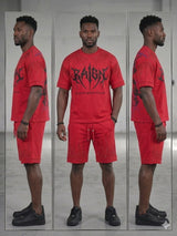 Trending rhinestone short set styled for 2026 streetwear