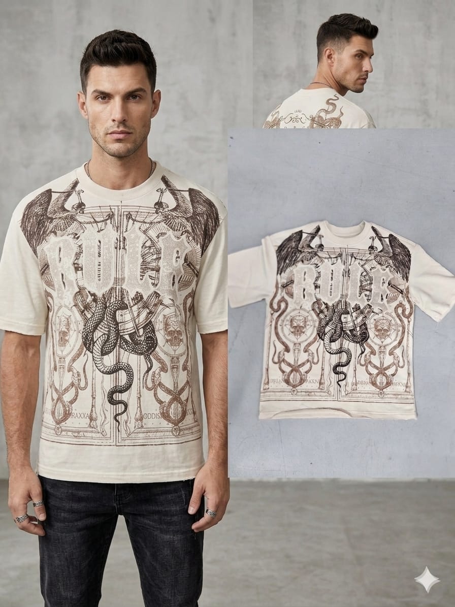 Trending rhinestone T-shirt styled for 2026 streetwear