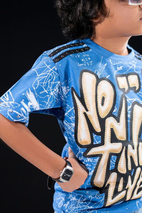 trendy kids streetwear oversized t shirt rhinestone no finish line design