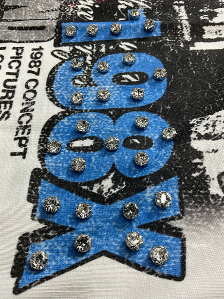 trendy white t shirt silk road design streetwear fashion